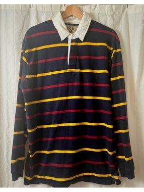 Steve & Barry's Rugby XL Striped Long Sleeve Rugby Shirt #back2school #fall